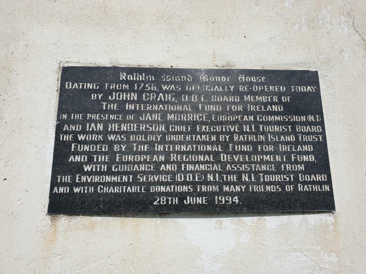Hotel Manor House Rathlin Island Ballycastle Exterior foto